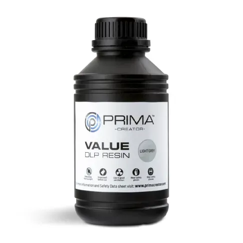Bilde av best pris Prima PrimaCreator Value DLP / UV Resin 500 ml lys grå 3D skrivarförbrukning,UV-resin
