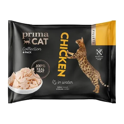 Bilde av best pris PrimaCat Chicken in Water (4x50 g) Katt - Kattemat - Våtfôr