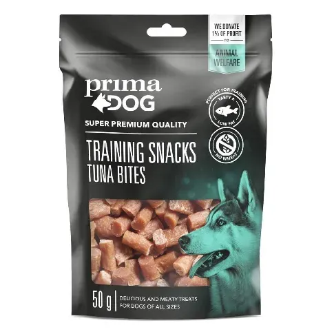 Bilde av best pris PrimaDog Training Snacks Tuna Bites 50 g Hund - Hundegodteri - Godbiter til hund