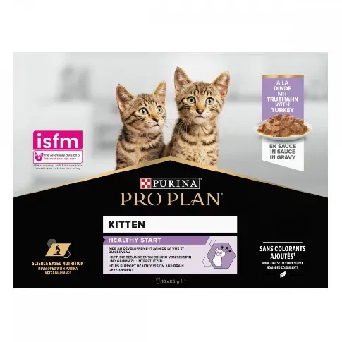 Bilde av best pris Pro Plan Kitten Turkey Multipack Wet 10x85 g Kattunge - Kattungemat - Våtfôr til kattunge