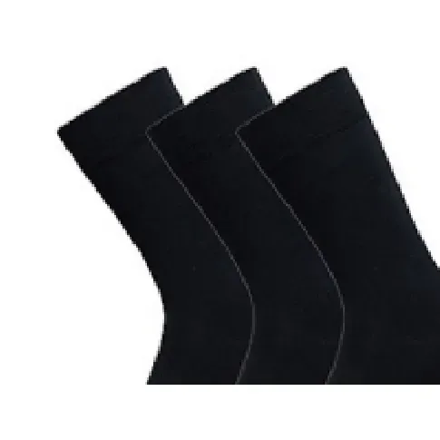 Bilde av best pris ProActive strømper str. 40-43 - Bambusstrømper sort, høj kvalitet, pakke med 3 par Klær og beskyttelse - Arbeidsklær - Sokker