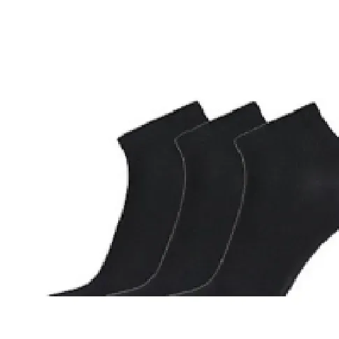 Bilde av best pris Proactive footies str. 40-43 - Bambus sneakers footie, høj kvalitet sorte,pakke med 3 par Klær og beskyttelse - Arbeidsklær - Sokker