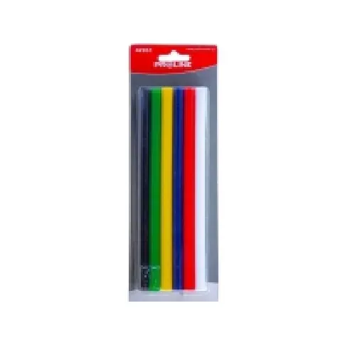 Bilde av best pris Proline glue cartridges Glue sticks color, 8mm, 12 * 100mm pieces, card, proline Kontorartikler - Lim - Lim stifter