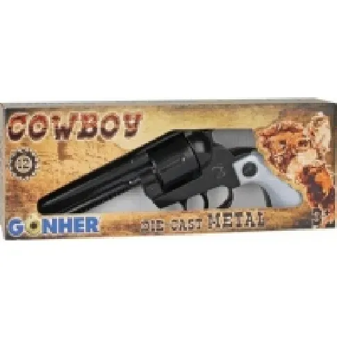 Bilde av best pris Pulio Metal cowboy revolver 12 runder Gonher Leker - Rollespill - Blastere og lekevåpen