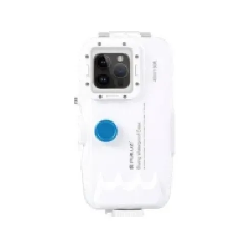 Bilde av best pris Puluz vanntett Puluz-deksel i plast for iPhone 14 Plus/Pro Max/13 Pro Max/12 Pro Max/11 Pro Max (hvit) Tele & GPS - Mobilt tilbehør - Deksler og vesker