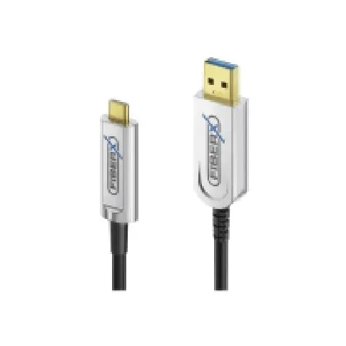 Bilde av best pris PureLink FiberX Series FX-I530 - USB-kabel - 24 pin USB-C (hann) til USB-type A (hann) - USB 3.1 Gen 2 - 10 m - Active Optical Cable (AOC) - svart PC tilbehør - Kabler og adaptere - Datakabler