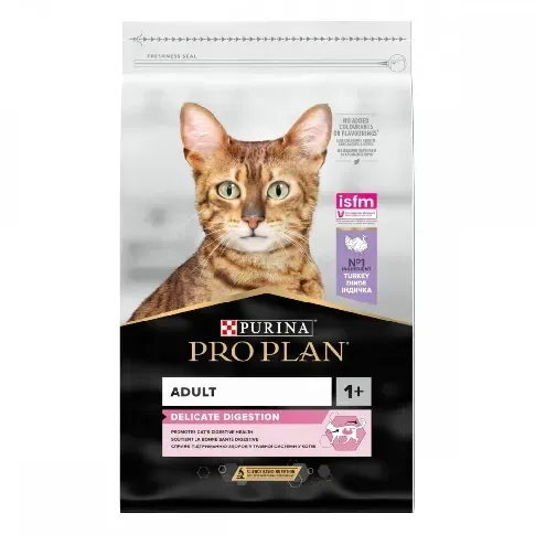 Bilde av best pris Purina Pro Plan Cat Adult Delicate Digestion Turkey (10 kg) Katt - Kattemat - Spesialfôr - Kattemat for følsom mage