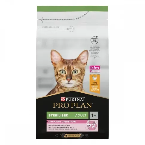 Bilde av best pris Purina Pro Plan Cat Adult Sterilised Delicate Digestion Chicken (1,5 kg) Katt - Kattemat - Spesialfôr - Kattemat for sterilisert katt