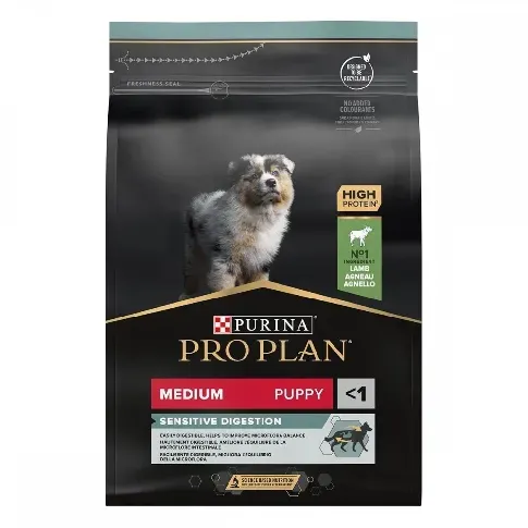 Bilde av best pris Purina Pro Plan Puppy Medium Sensitive Digestion Lamb (3 kg) Valp - Valpefôr - Tørrfôr til valp