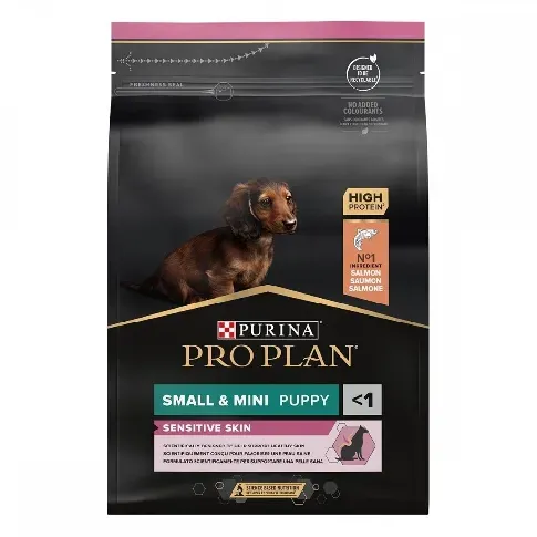Bilde av best pris Purina Pro Plan Puppy Small & Mini Sensitive Skin Salmon 3 kg Valp - Valpefôr - Tørrfôr til valp