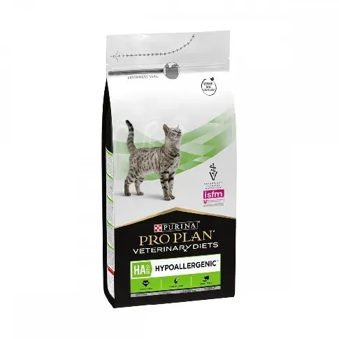 Bilde av best pris Purina Pro Plan Veterinary Diets Cat HA Hypoallergenic (1,3 kg) Veterinærfôr til katt - Fôrallergi