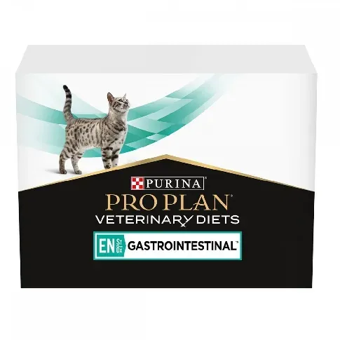 Bilde av best pris Purina Pro Plan Veterinary Diets Feline EN Chicken Gastrointestinal 10x85 g Katt - Kattemat - Veterinærfôr