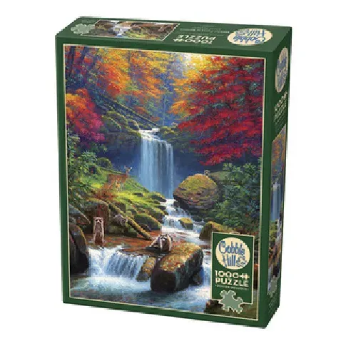 Bilde av best pris Puslespill Mystic Falls på høsten 1000 biter Strikking, pynt, garn og strikkeoppskrifter