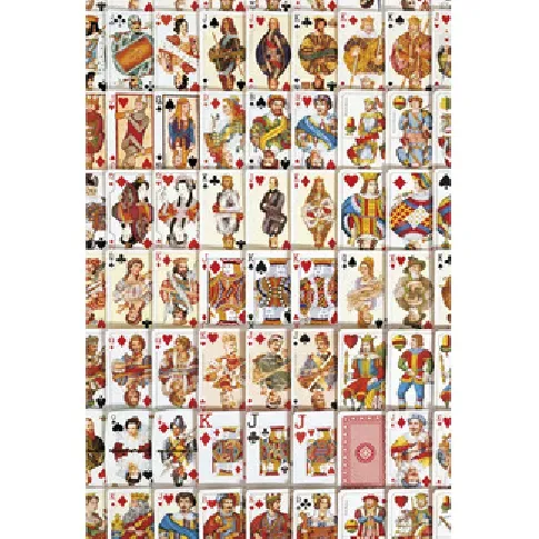 Bilde av best pris Puslespill Spillekort 1000 biter Strikking, pynt, garn og strikkeoppskrifter