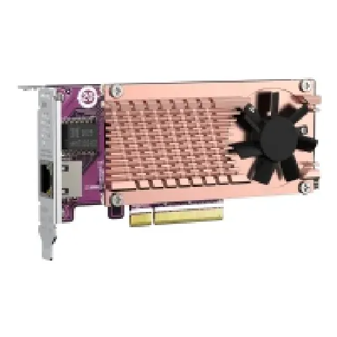 Bilde av best pris QNAP QM2-2P10G1TB - Lagringskontroller - M.2 - PCIe 3.0 x4 (NVMe) - lav profil - PCIe 3.0 x8 - for QNAP TDS-H2489, TNS-H1083X-E2234, H1083X-E2236-473, TS H1677, H2477, TVS-672, 872 PC tilbehør - Kontrollere - IO-kort