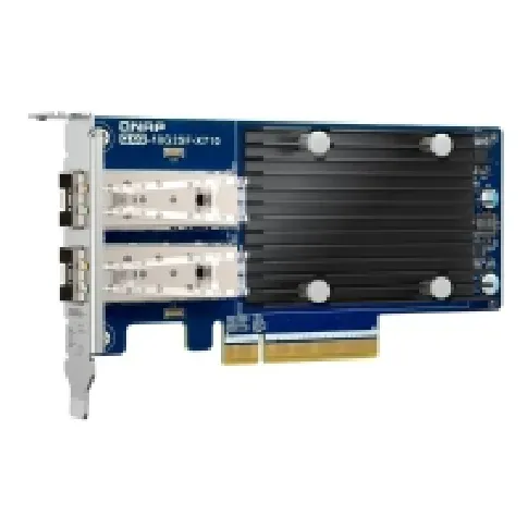 Bilde av best pris QNAP QXG-10G2SF-X710 - Nettverksadapter - PCIe 3.0 x8 lavprofil - 10 Gigabit SFP+ x 2 - for P/N: SFP1G-SX-85 PC tilbehør - Nettverk - Nettverkskort
