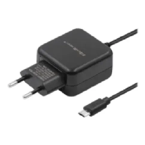 Bilde av best pris Qoltec - Strømadapter - 12 watt - 2.4 A (Micro-USB Type B) - svart Tele & GPS - Batteri & Ladere - Ladere