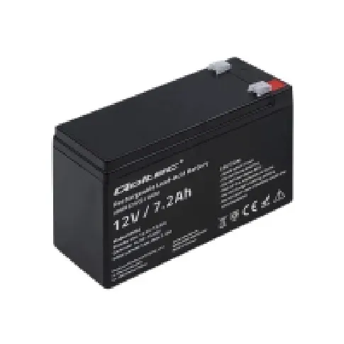 Bilde av best pris Qoltec - UPS-batteri - 1 x batteri - blysyre - 7.2 Ah PC & Nettbrett - UPS - Erstatningsbatterier