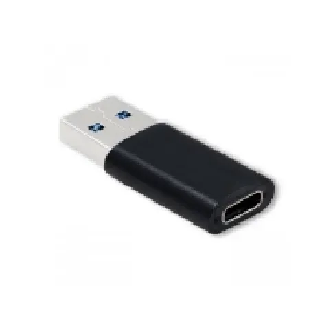 Bilde av best pris Qoltec - USB-adapter - USB (hann) til 24 pin USB-C (hunn) - svart PC tilbehør - Kabler og adaptere - Adaptere