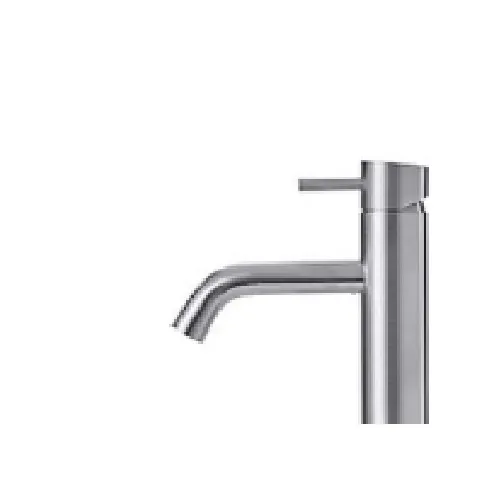 Bilde av best pris Qtoo håndvaskarmatur - børstet rustfrit stål (AISI 316). Tud: 125mm, 5L/min Rørlegger artikler - Baderommet - Håndvaskarmaturer