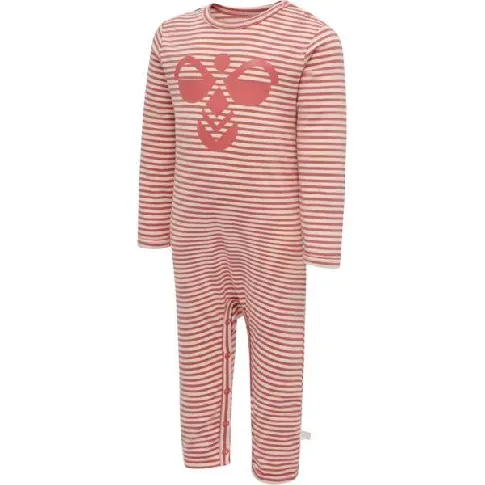 Bilde av best pris Rød/Hvit Stripete Hummel Loui Jumpsuit - Babyklær