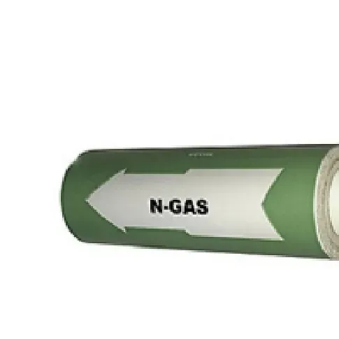 Bilde av best pris Rørmærkning 160mm x 10m - lys grøn *N-gas* Rørlegger artikler - Verktøy til rørlegger - Isolasjon