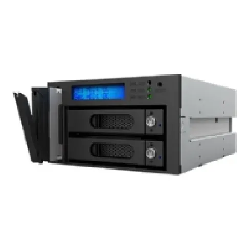 Bilde av best pris RAIDON InTANK iR2623-S3 - Harddiskarray - 2 brønner (SATA-600) - SATA 6Gb/s (ekstern) PC & Nettbrett - Tilbehør til servere - Diverse