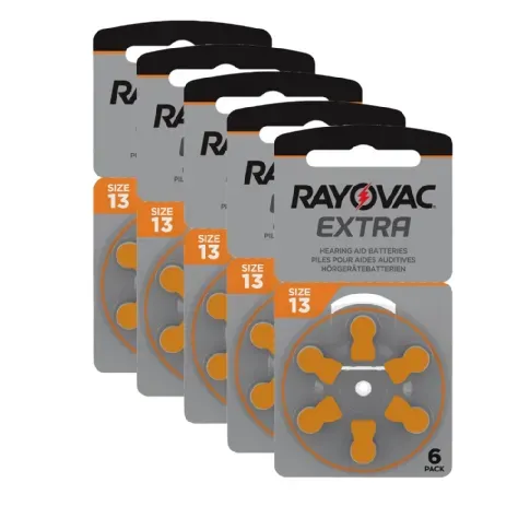 Bilde av best pris RAYOVAC Rayovac Extra Advanced ACT 13 orange 5-pakk Batterier og ladere,Batterier til høreapparat