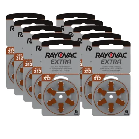Bilde av best pris RAYOVAC Rayovac Extra Advanced ACT 312 brun 10-pakk Batterier og ladere,Batterier til høreapparat