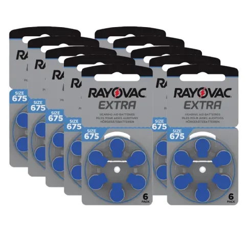Bilde av best pris RAYOVAC Rayovac Extra Advanced ACT 675 blå 10-pakk Batterier og ladere,Batterier til høreapparat