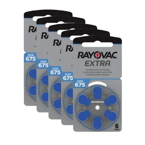 Bilde av best pris RAYOVAC Rayovac Extra Advanced ACT 675 blå 5-pakk Batterier og ladere,Batterier til høreapparat