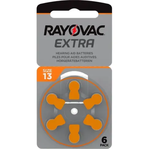 Bilde av best pris RAYOVAC Rayovac Extra advanced ACT 13 Orange Batterier og ladere,Batterier til høreapparat