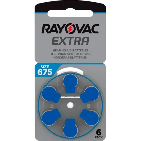 Bilde av best pris RAYOVAC Rayovac extra advanced ACT 675 blå Batterier og ladere,Batterier til høreapparat