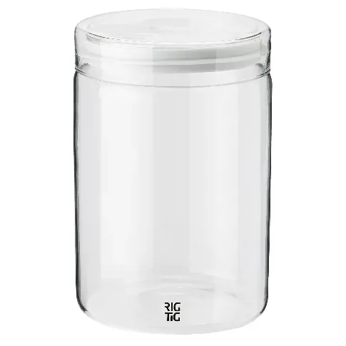Bilde av best pris RIG-TIG STORE-IT oppbevaringsglass, 1 liter, light grey Oppbevaringsboks