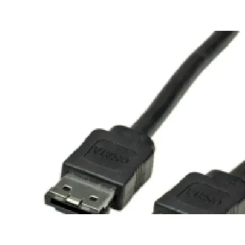 Bilde av best pris ROLINE External SATA 6.0 Gbit/s Cable, 0,5 m, SATA III, SATA 7-pin, SATA 7-pin, Hankjønn/hankjønn, 6 Gbit/s PC tilbehør - Kabler og adaptere - Datakabler