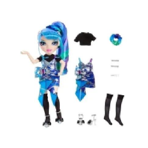 Bilde av best pris Rainbow High Junior High Special Edition Doll- Holly De''Vious (Blue), Motedukke, Hunkjønn, 4 år, Jente, 230 mm, Flerfarget Leker - Figurer og dukker