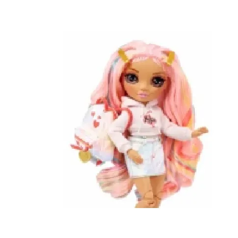 Bilde av best pris Rainbow High Junior High Special Edition Doll- Kia Hart (Pink), Motedukke, Hunkjønn, 4 år, Jente, 230 mm, Flerfarget Leker - Figurer og dukker