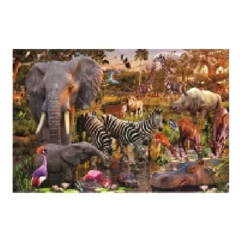 Bilde av best pris Ravensburger - Afrikanske dyr - puslespill - 3000 brikker Leker - Spill - Gåter