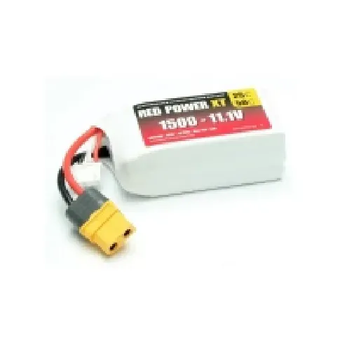 Bilde av best pris Red Power Modelbyggeri-batteripakke (LiPo) 11.1 V 1500 mAh Softcase XT60 Radiostyrt - RC - Elektronikk - Batterier og ladeteknologi
