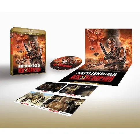 Bilde av best pris Red Scorpion - True Classics - Dolph Lundgren Limited Edition Version Blu-Ray with Poster and Cards in the box - Filmer og TV-serier