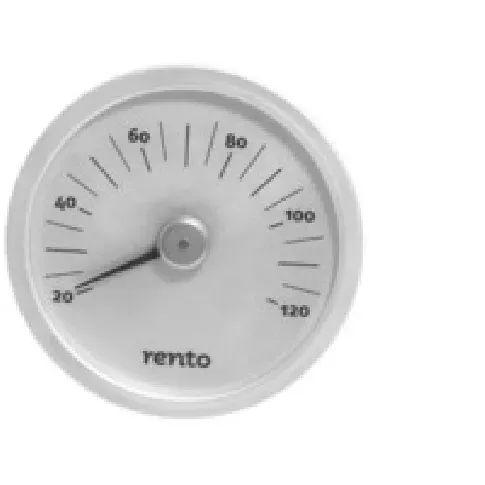 Bilde av best pris Rento badstuetermometer, aluminium, rundt Huset - Badstuen - Badstue tilbehør