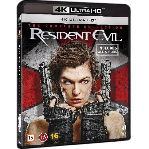 Bilde av best pris Resident evil 1-6 complete 4K UHD - Filmer og TV-serier