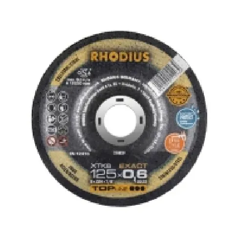 Bilde av best pris Rhodius XTK6 EXACT 210829 Skæreskive forkrøppet 125 mm 22.23 mm 1 stk El-verktøy - Sagblader - Sirkelsagblad