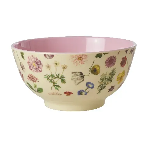 Bilde av best pris Rice - Melamine Bowl with Floras Dream Print - Medium - 700 ml - Hjemme og kjøkken