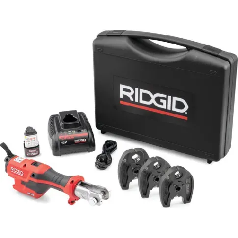 Bilde av best pris Ridgid pressemaskin RP115, med batteri, lader og V15-22-28 kjever Backuptype - Værktøj