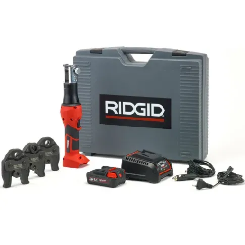 Bilde av best pris Ridgid pressemaskin RP219, med batteri, lader og U16-20-25 kjever Backuptype - Værktøj