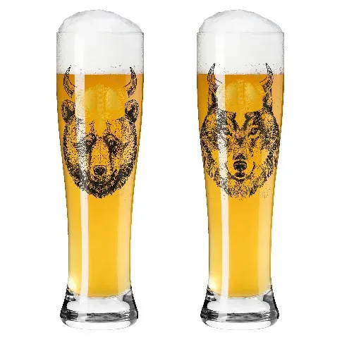 Bilde av best pris Ritzenhoff Brauchzeit No. 15&16 Hvete ølglass, 2 stk Ølglass