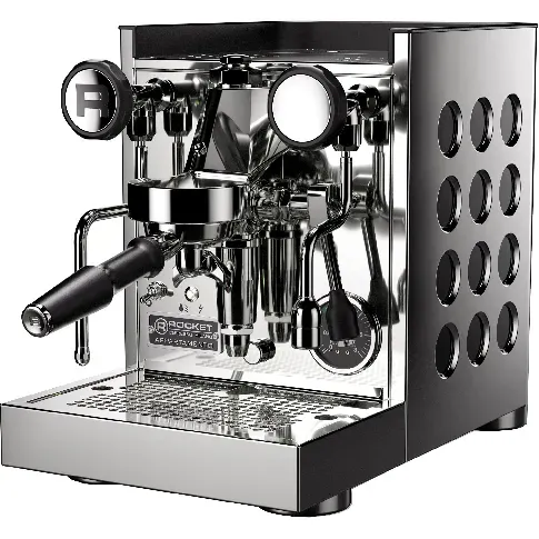 Bilde av best pris Rocket Appartamento TCA espressomaskin, krom/svart Espressomaskin