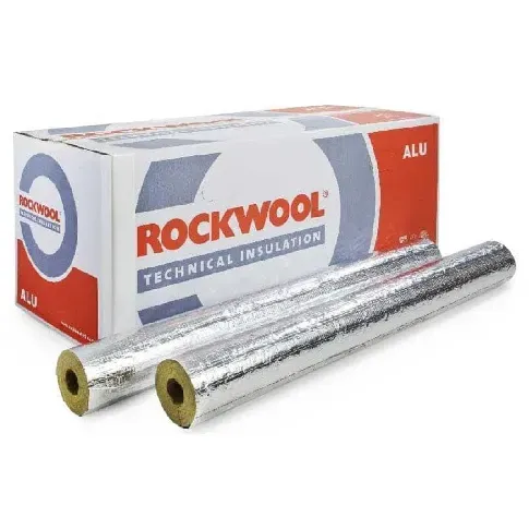 Bilde av best pris Rockwool Rørskål med Tape 1 m 114mm / 50mm Rørskåler