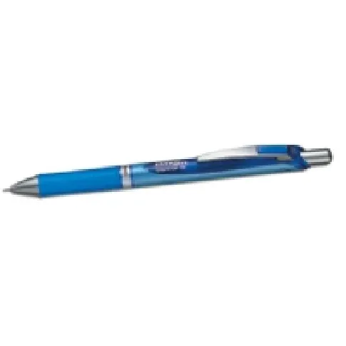 Bilde av best pris Rollerpen Pentel EnerGel blå 0,5mm BLN75-C - (12 stk.) Skriveredskaper - Kulepenner & Fyllepenner - Rullepenner